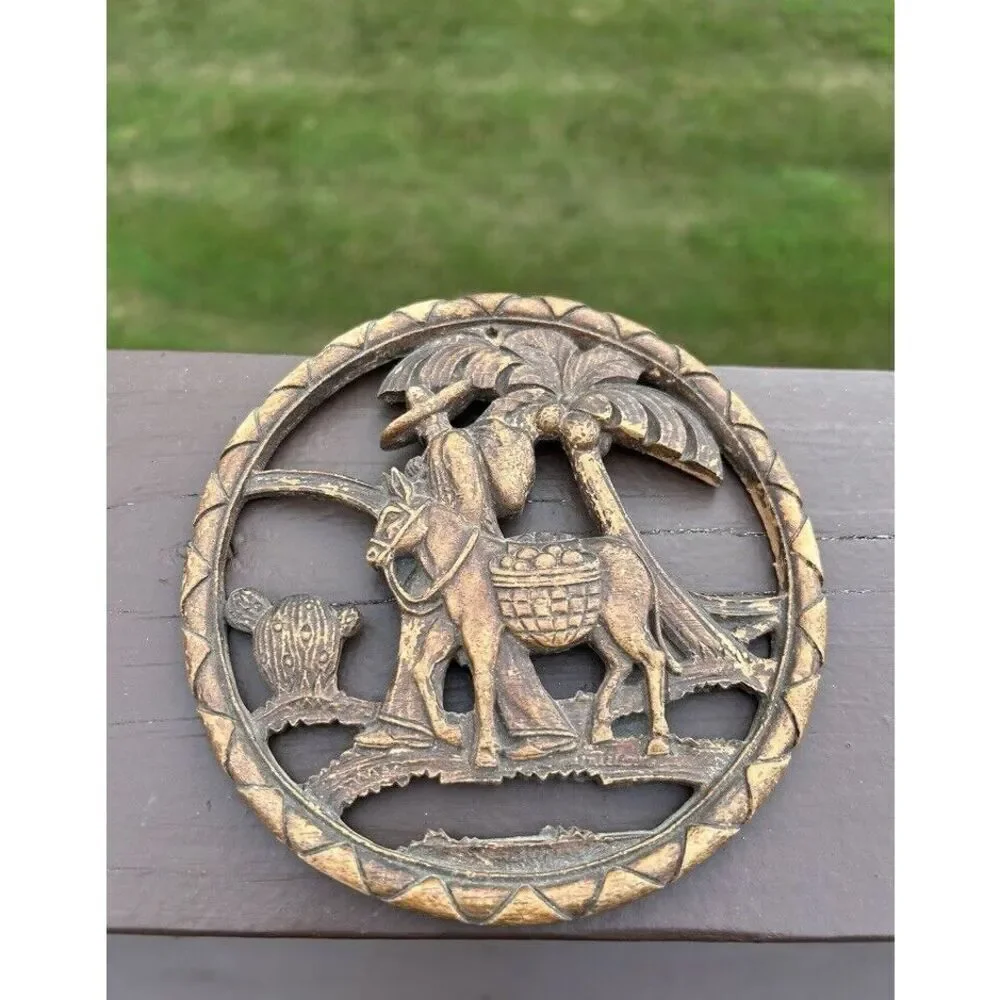 Vintage Syroco Wood Southwest Decoration Wall Hanging Syracuse Ornamental Co.